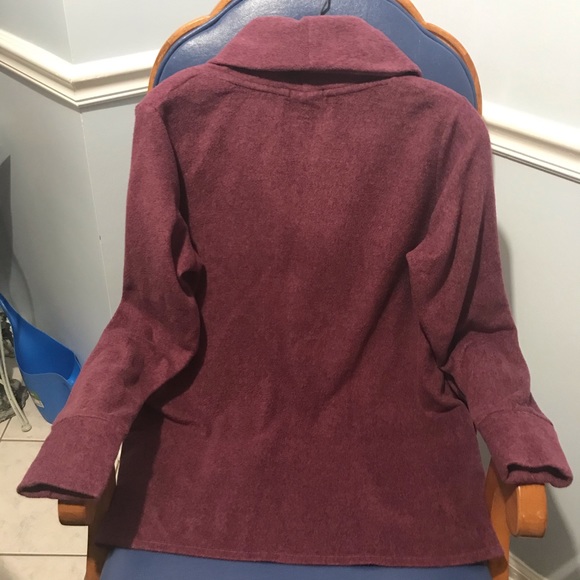 Cuddl Duds fleecewear stretch button blazer/cardi - Picture 15 of 16